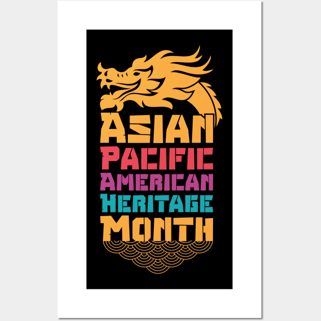 Aapi month gift :Asian Pacific American Heritage Wall Art by Mr_tee
